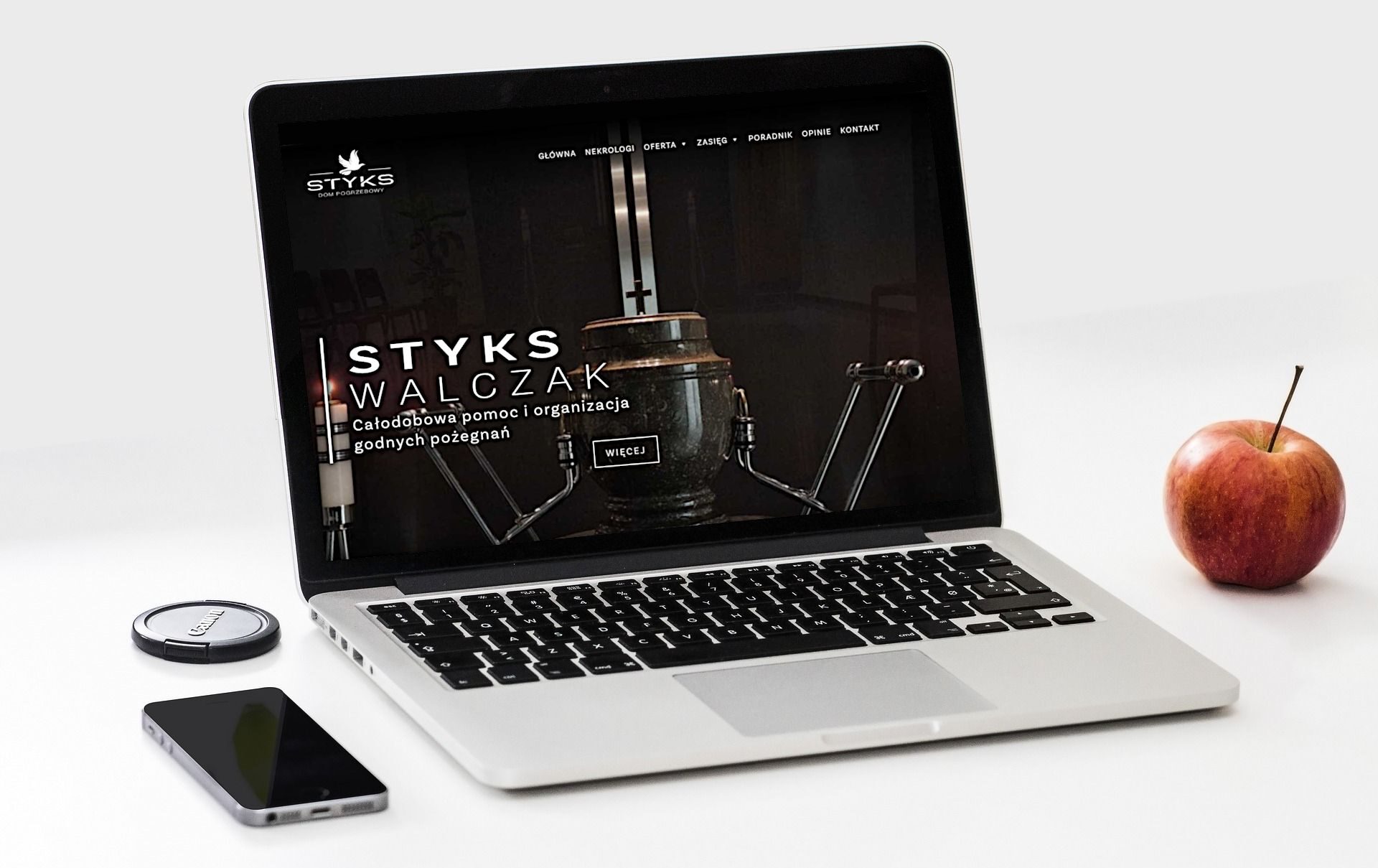 Realizacja Brainbox: Zakład pogrzebowy Styks Walczak