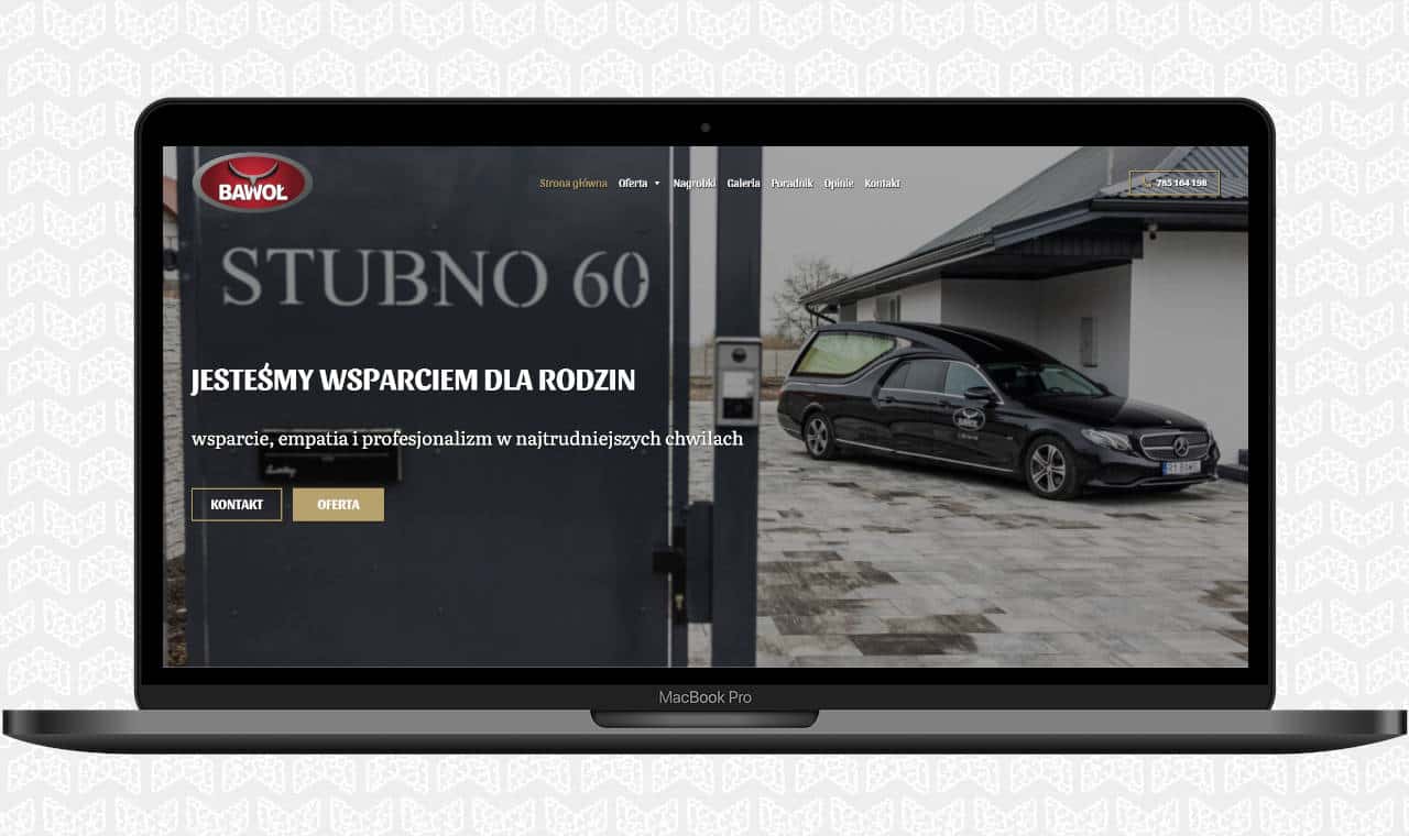 Realizacja Brainbox: Dom pogrzebowy Bawoł Miękisz Stary i Stubno