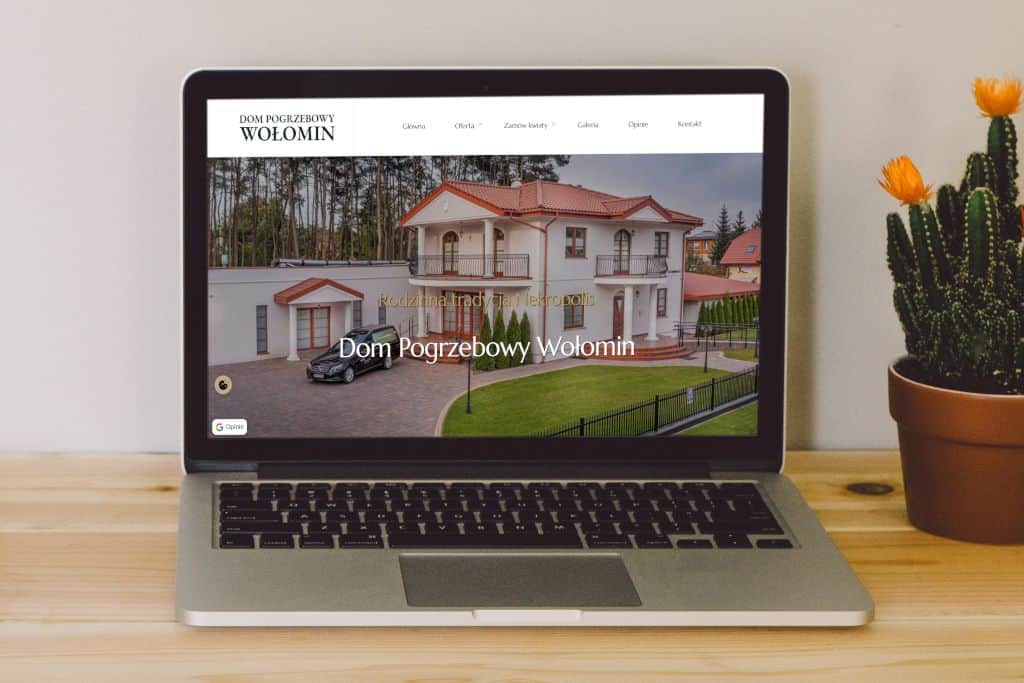 Realizacja Brainbox: Dom Pogrzebowy Wołomin