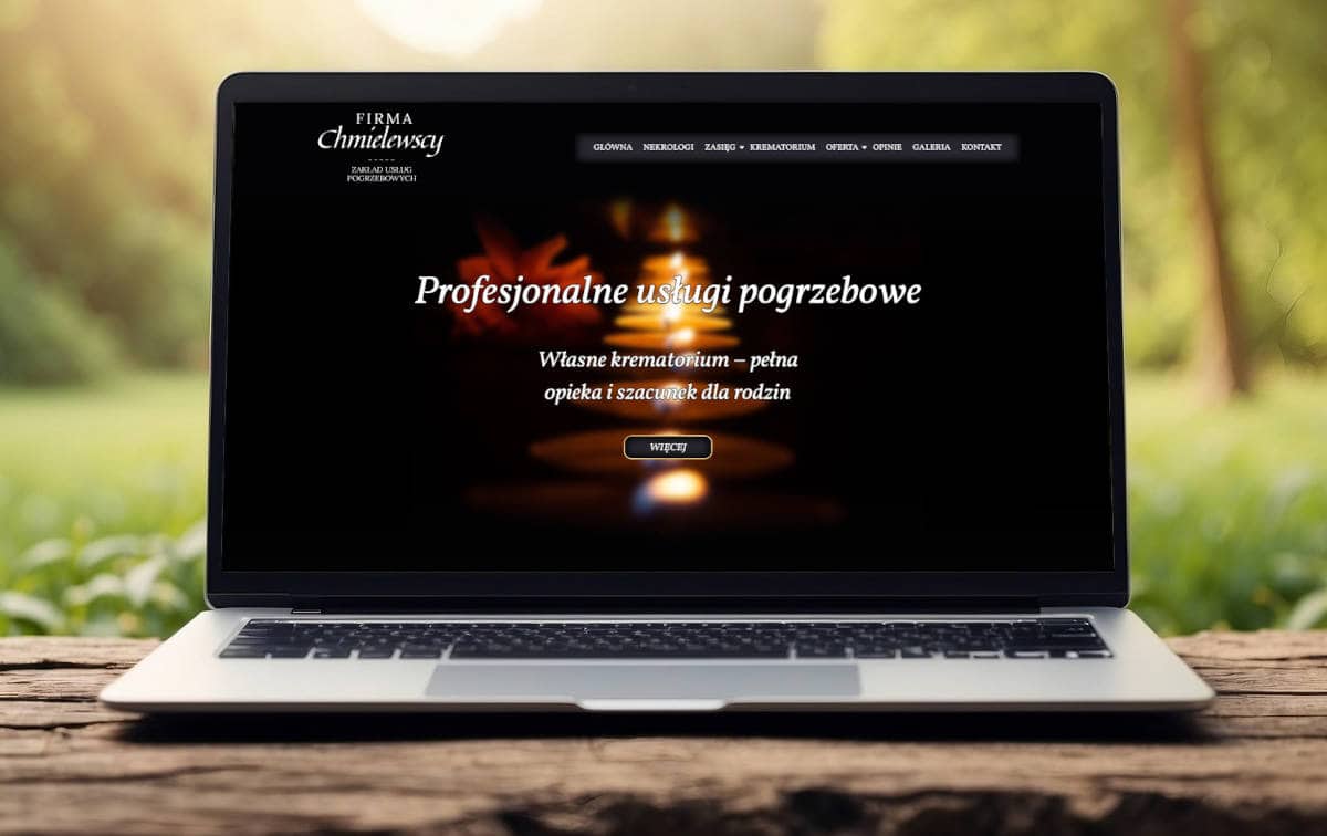 Realizacja Brainbox: Wykonanie strony dla firmy Chmielewscy