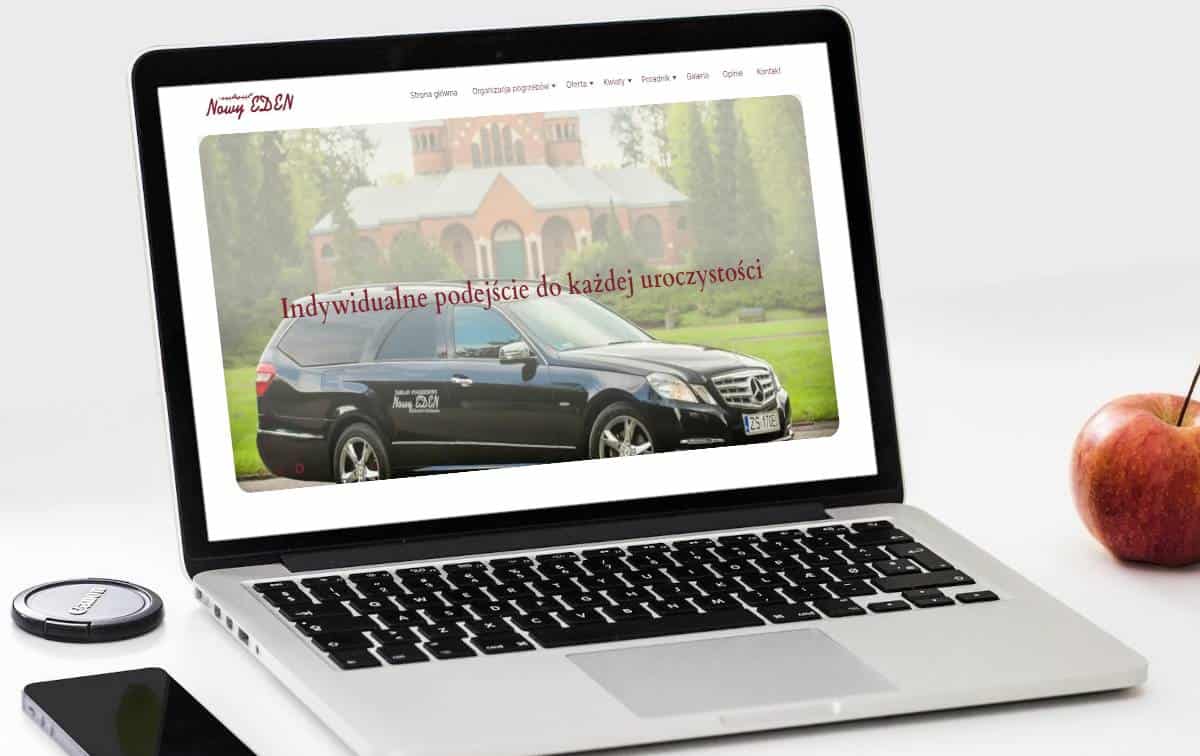 Realizacja Brainbox: Wykonanie strony dla firmy Nowy Eden